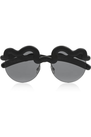 CRAIG & KARL Hi Brow round-frame acetate sunglasses
