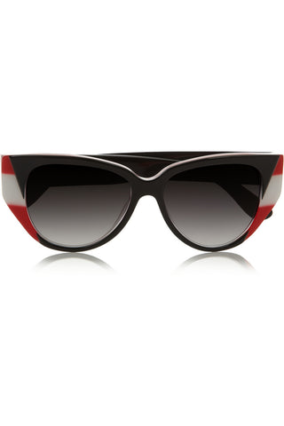 Cat eye acetate sunglasses